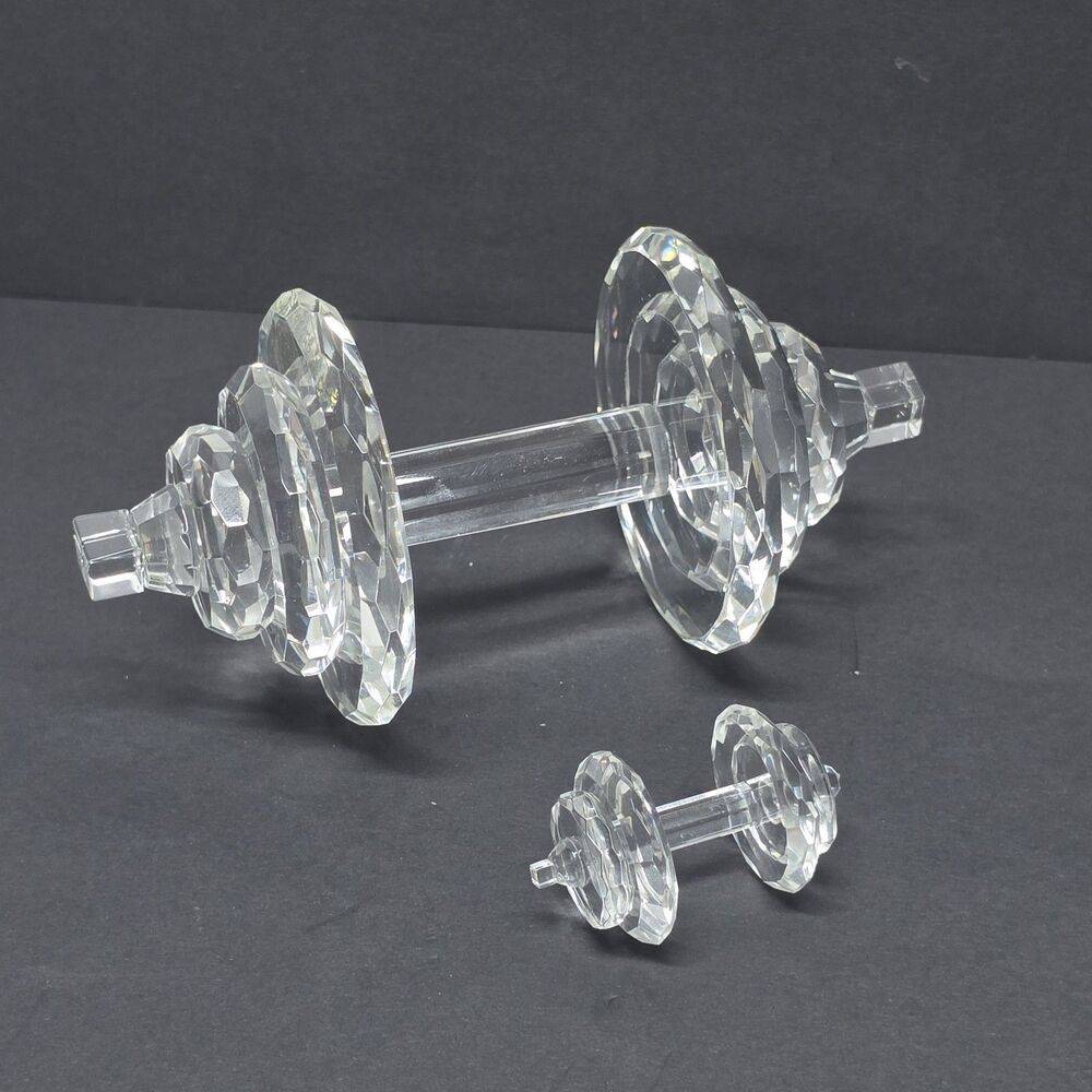 Shannon Crystal by Godinger Vintage Knife Rest Set Of 2 Large And Mini